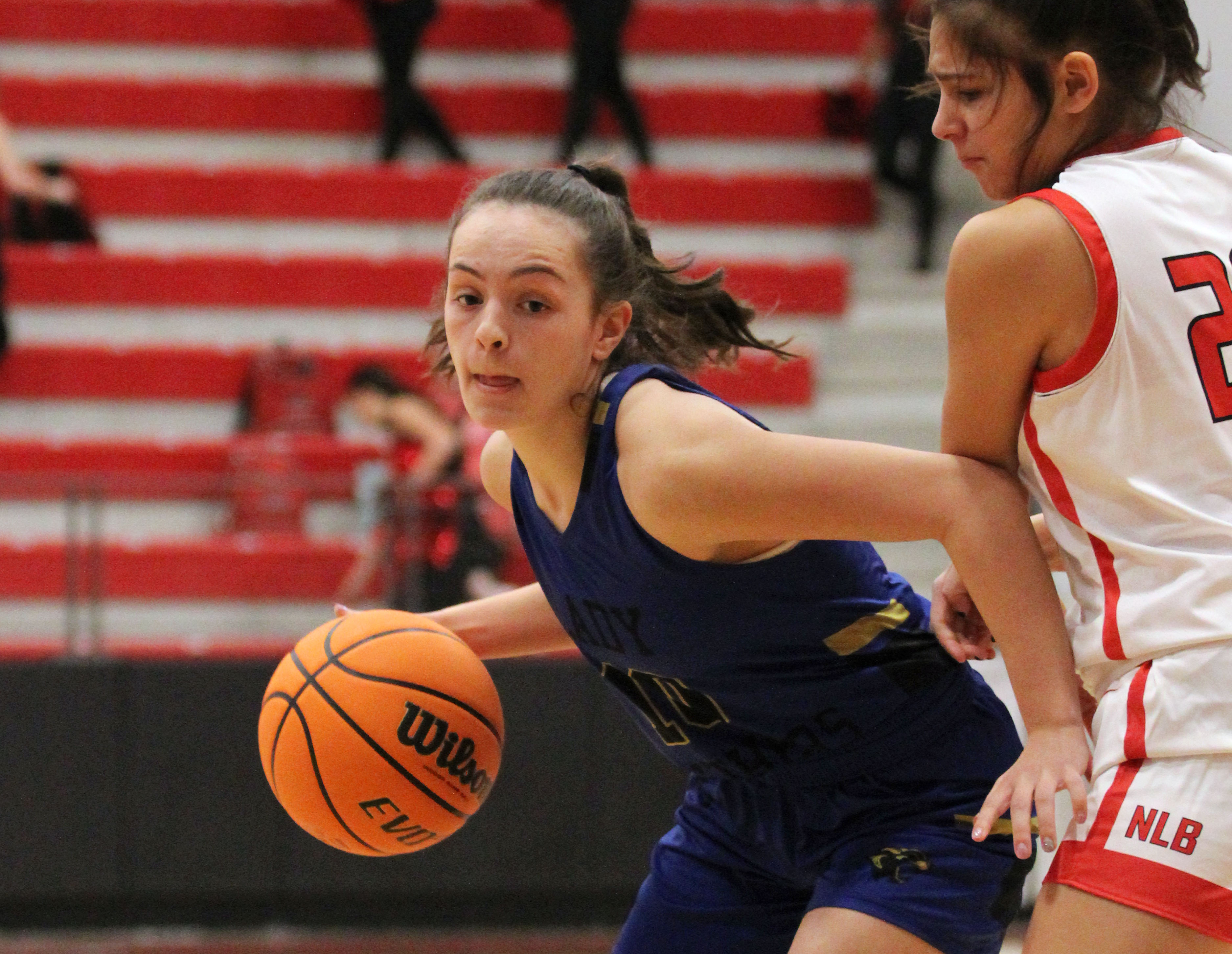 Bergman's Kiersten Lowry hit a conventional three-point play down the stretch to seal the win.